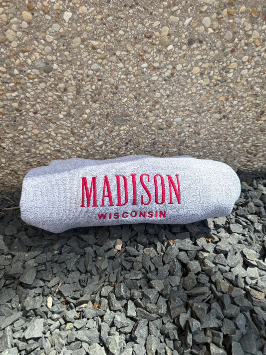 Madison Wisconsin Knit Crewneck