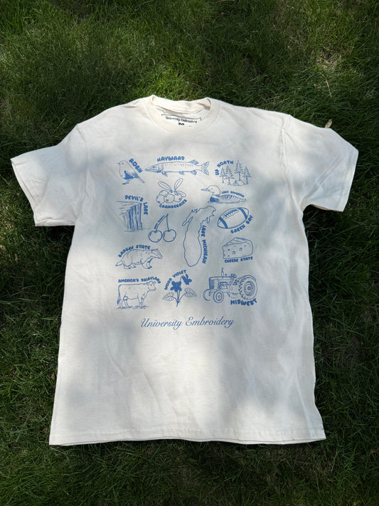 WI Illustrated Tee