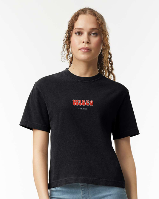 Black Wisco Boxy T-Shirt